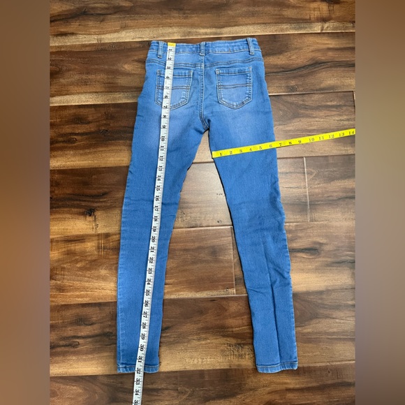 Epic Thread Stretchy Denim Blue Girl Skinny Jeans - Picture 6 of 11